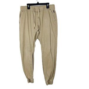 Ring of Fire Jogger Pants Youth Extra Large Khaki Pull On Garter Waist Joggers